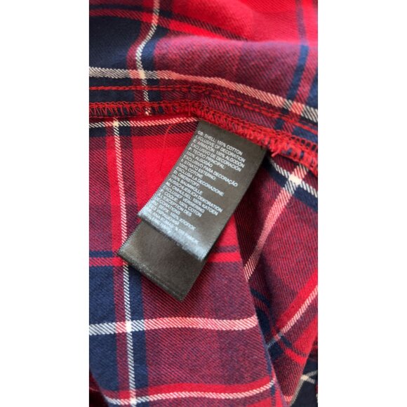 The North Face women's plaid button down 100% cotton Size Large - Picture 6 of 10